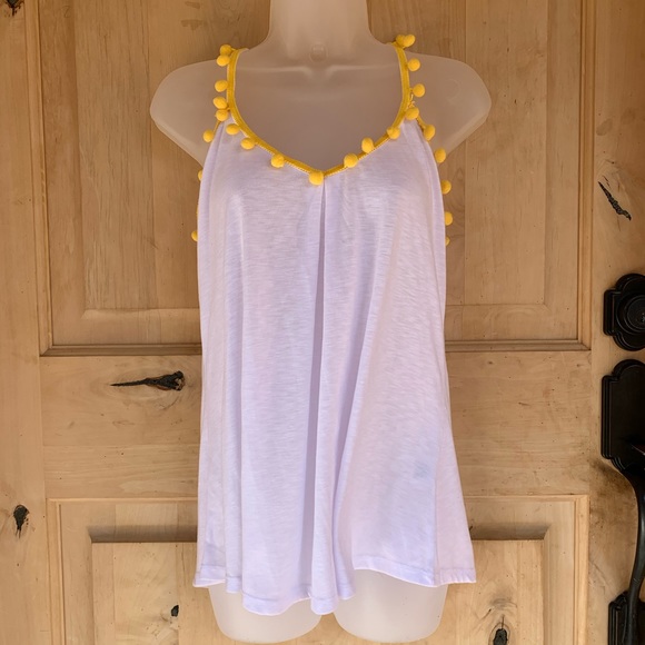 Shannon Ford New York Tops - Cute Tank Top with Pom Pom Trim